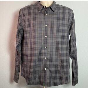 UNTUCKit Gray Plaid Dress Shirt